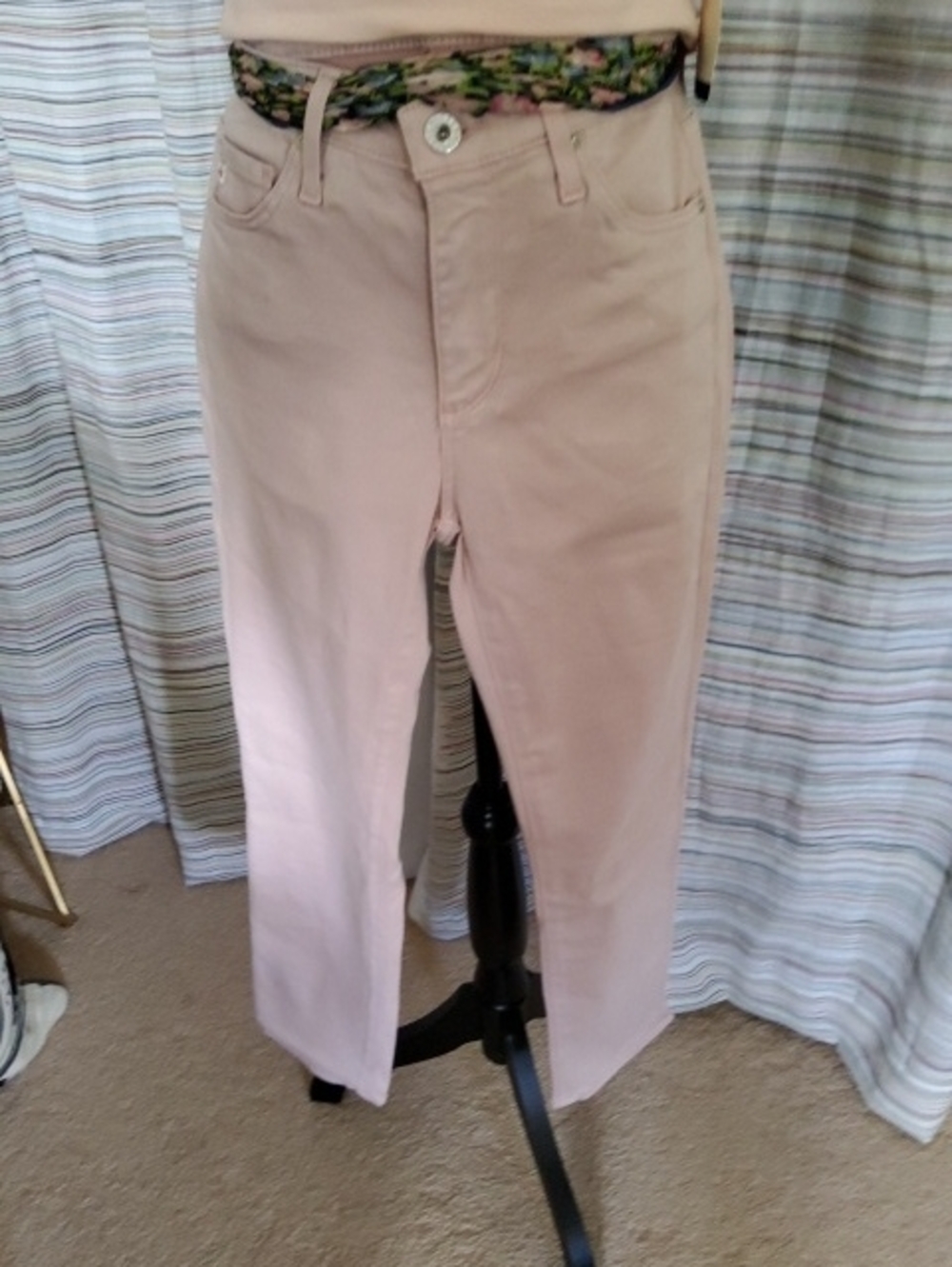 Adriano Goldschmied Prima Cotton Crop Pants.